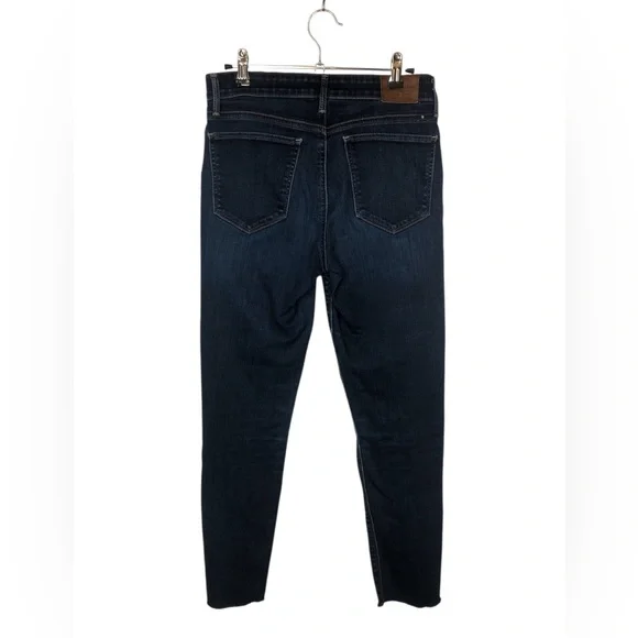 Lucky BrandDark Blue Women's Jeans Ava Skinny Frayed Hem - Picture 2 of 9